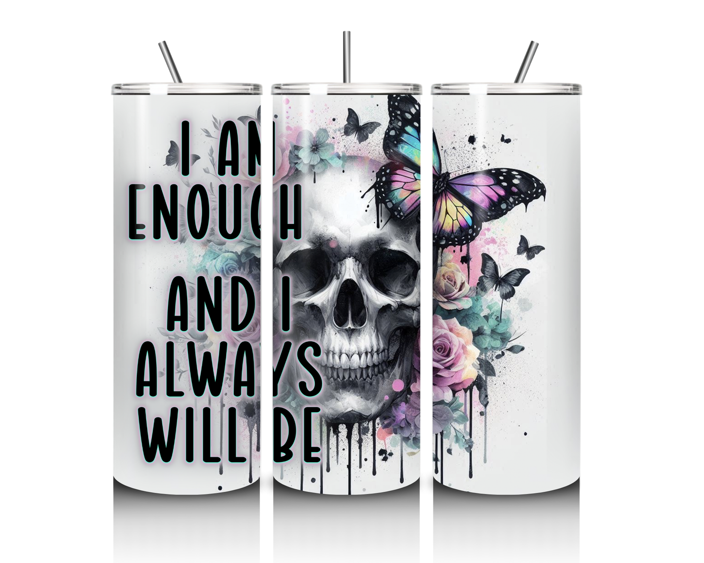 I am enough 20 oz tumbler