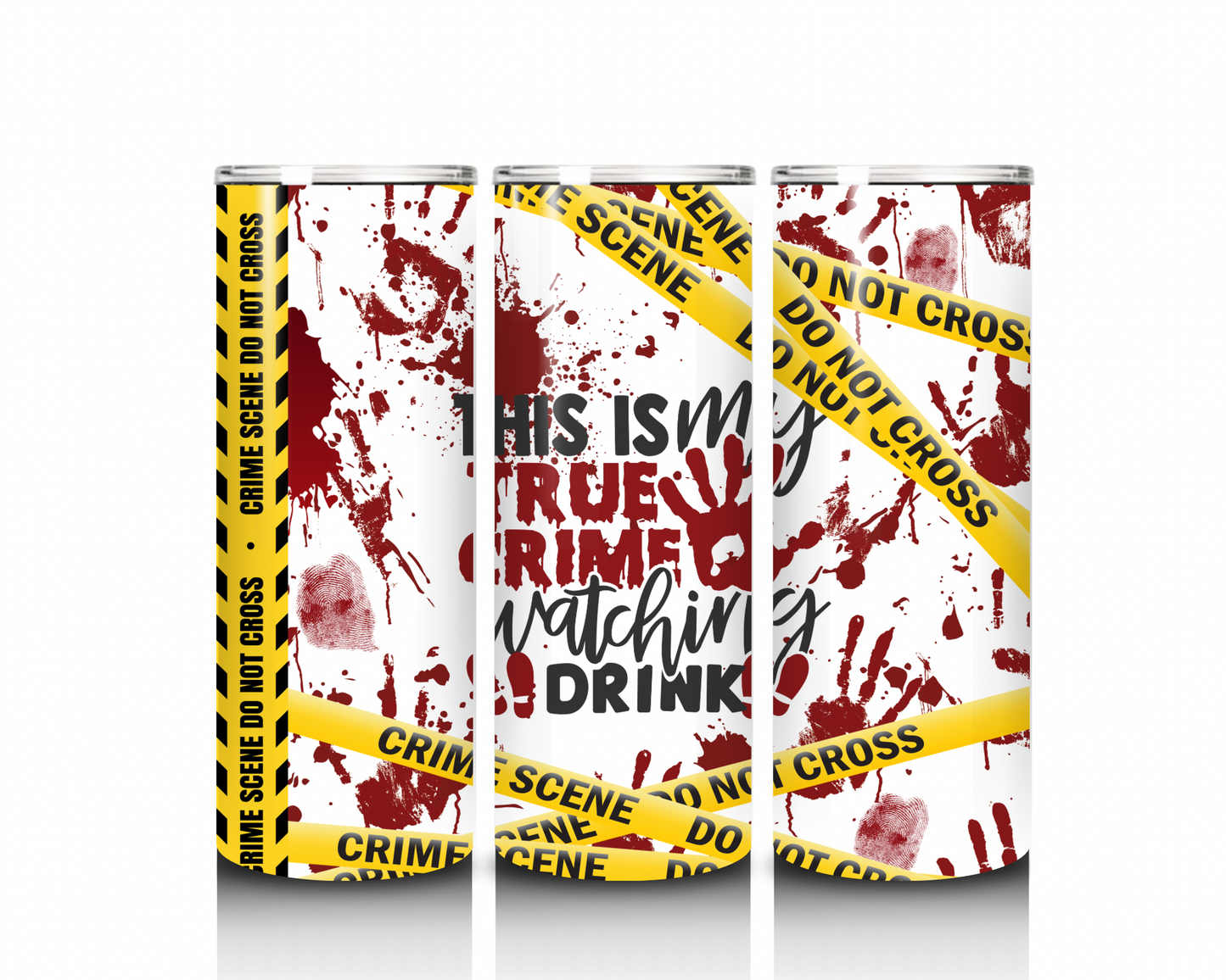 True Crime Watching Drink 20 oz tumbler
