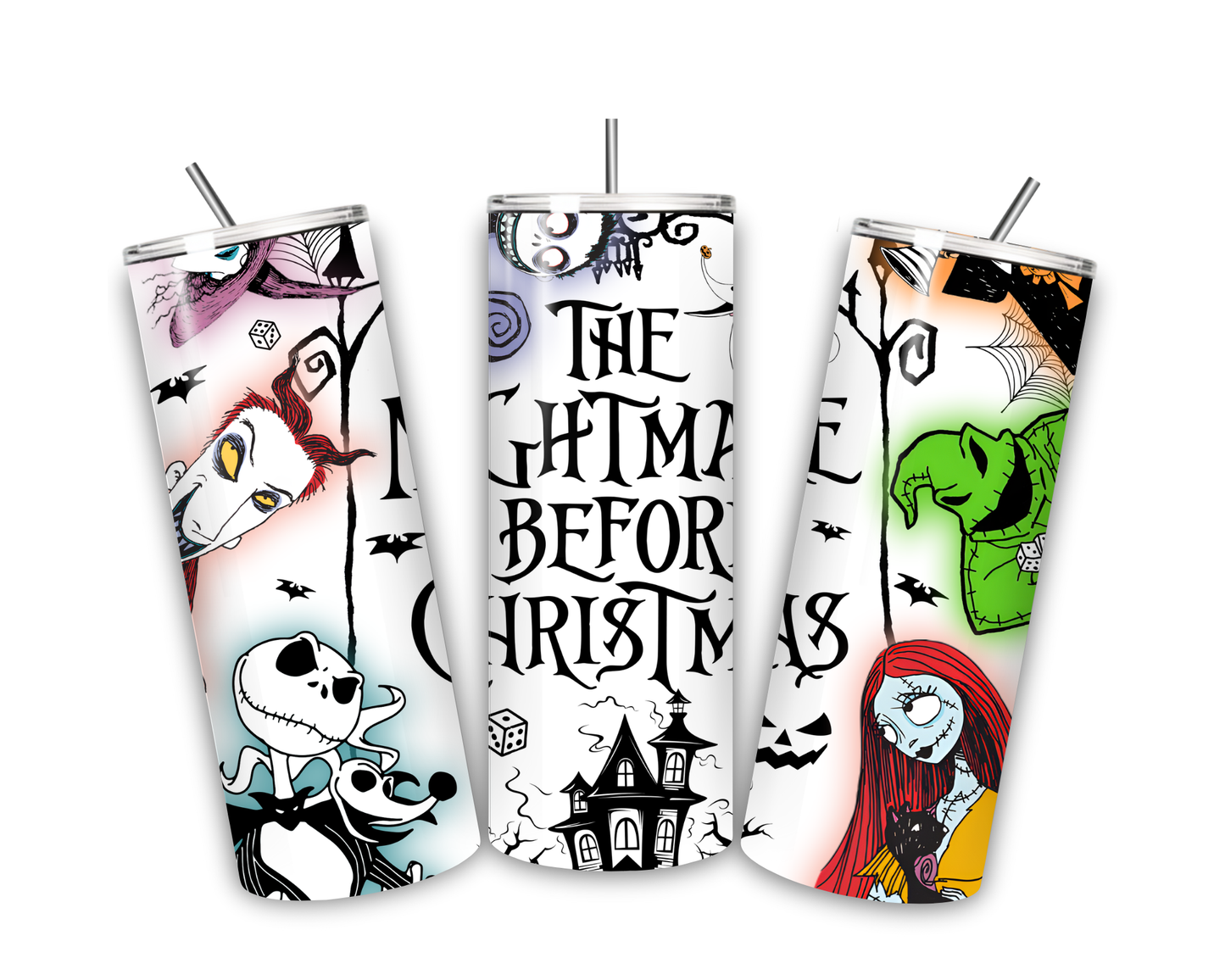 Nightmare Before Christmas 20 oz tumbler