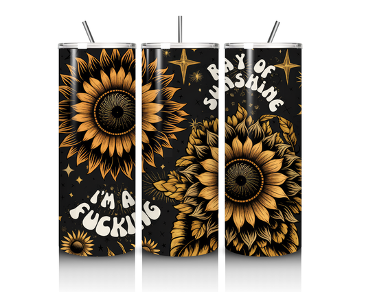 Ray of sunshine 20 oz tumbler