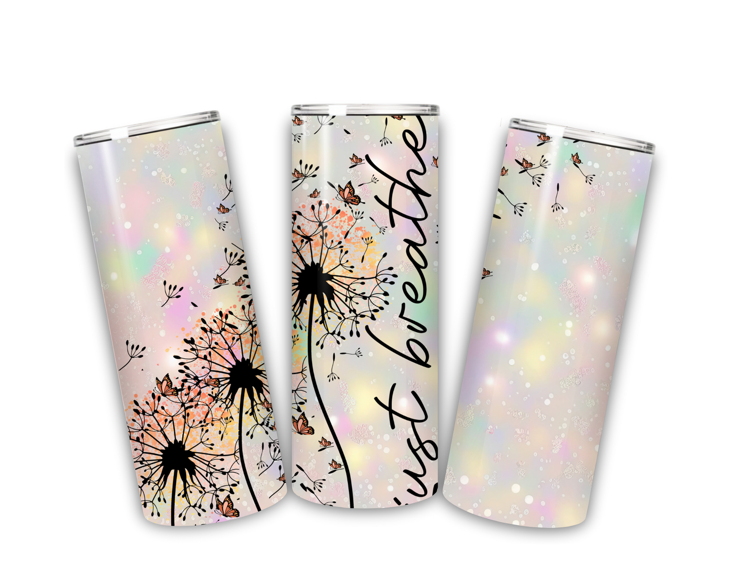 Just Breathe 20 oz tumbler