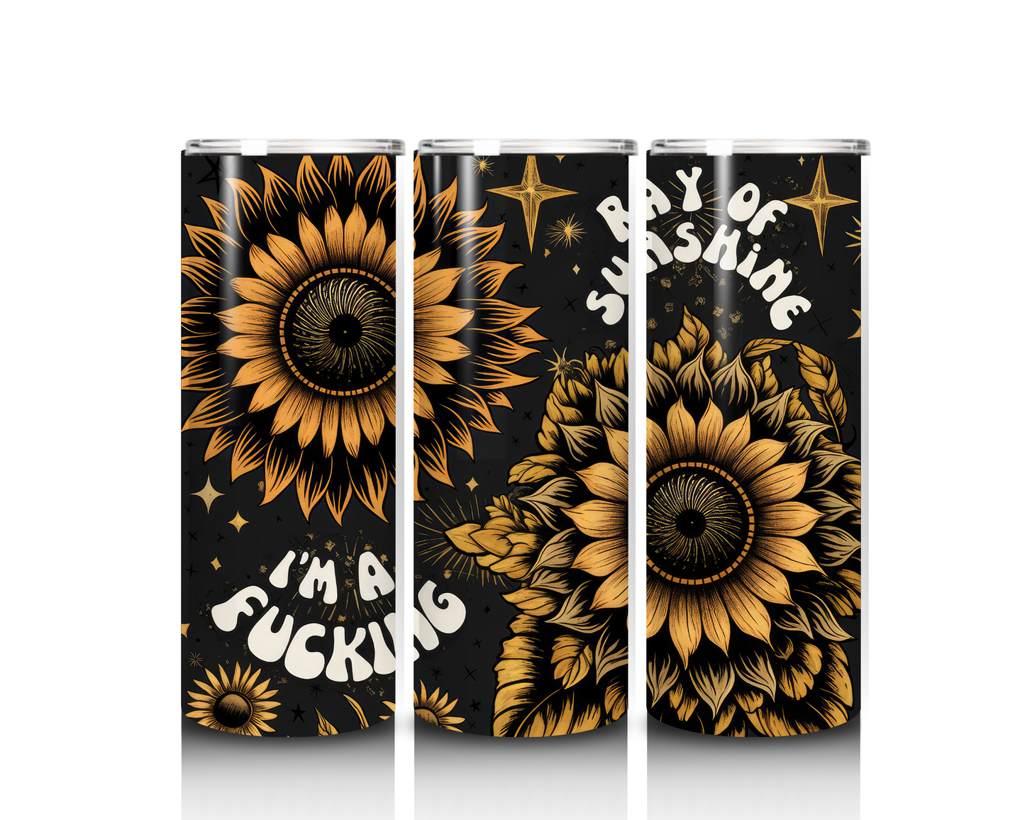 Ray of sunshine 20 oz tumbler