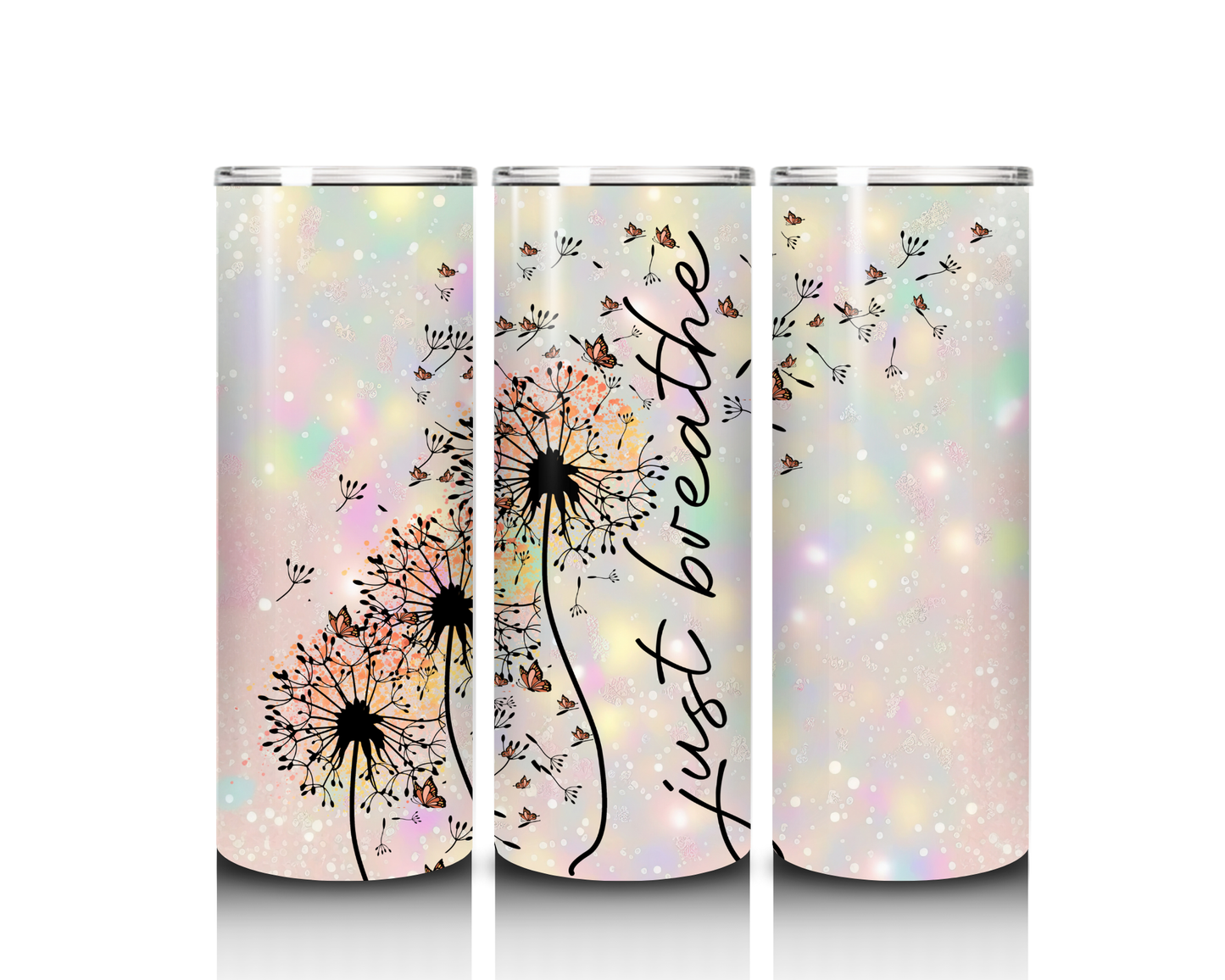 Just Breathe 20 oz tumbler