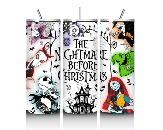 Nightmare Before Christmas 20 oz tumbler