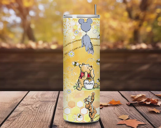 Mama Pooh Bear 20 oz tumbler