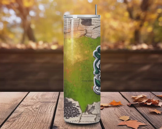 House Slytherin 20 oz tumbler